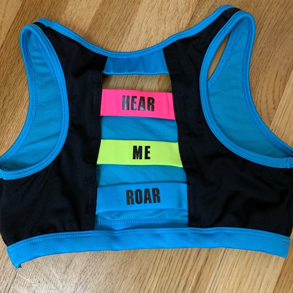Justice sports bra size 32